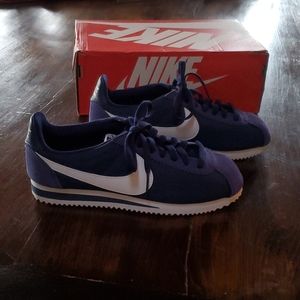 Women's Nike Classic Cortez Royal/White